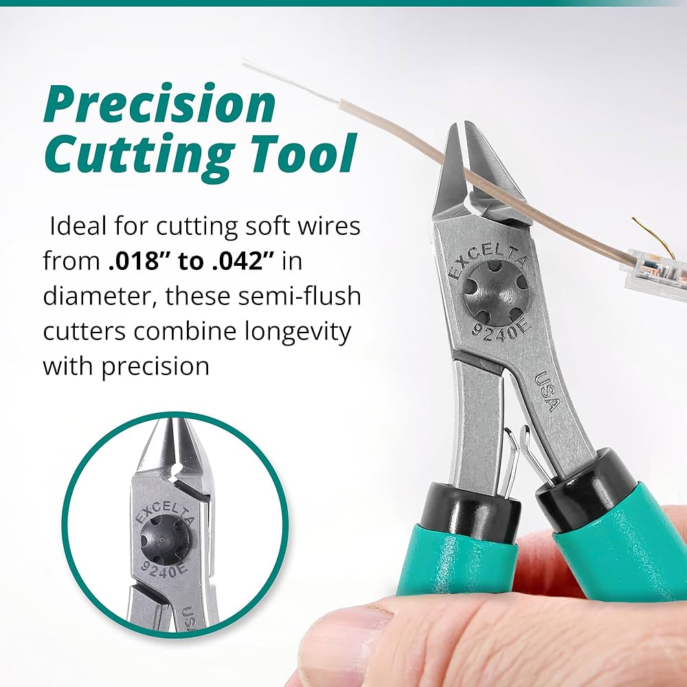 Excelta 9240E Lazer Line Medium Oval Head Cutters, Semi